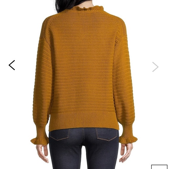 MADEWELL Ruffle Neck Sweater - Picture 2 of 3